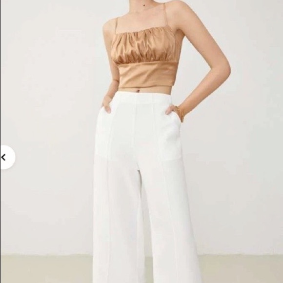 y2k gold crop top - Picture 1 of 2